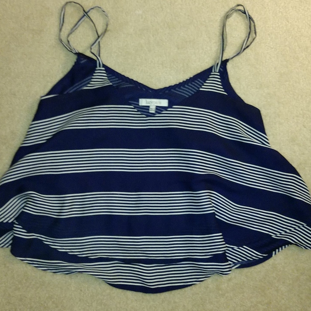 Lucyparis fluid cami in Navy & white stripes
